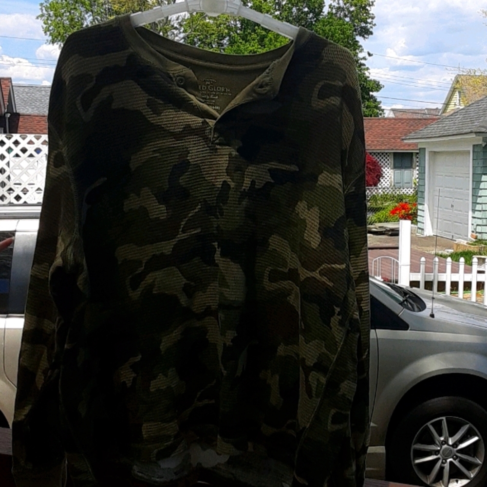 Faded Glory Waffle Thermal camouflage 3XL